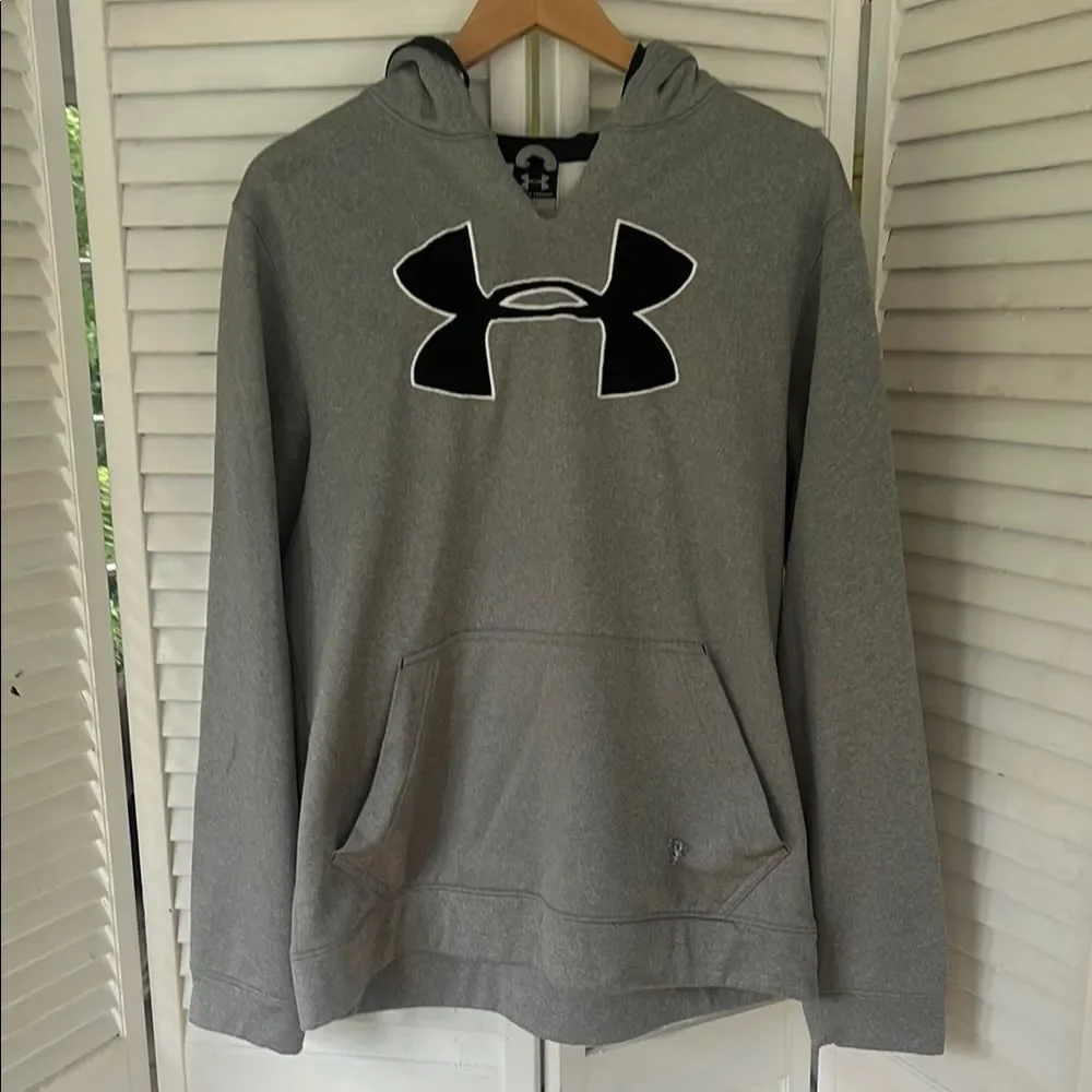 Under Armour Men's Gray Hoodie Sweater